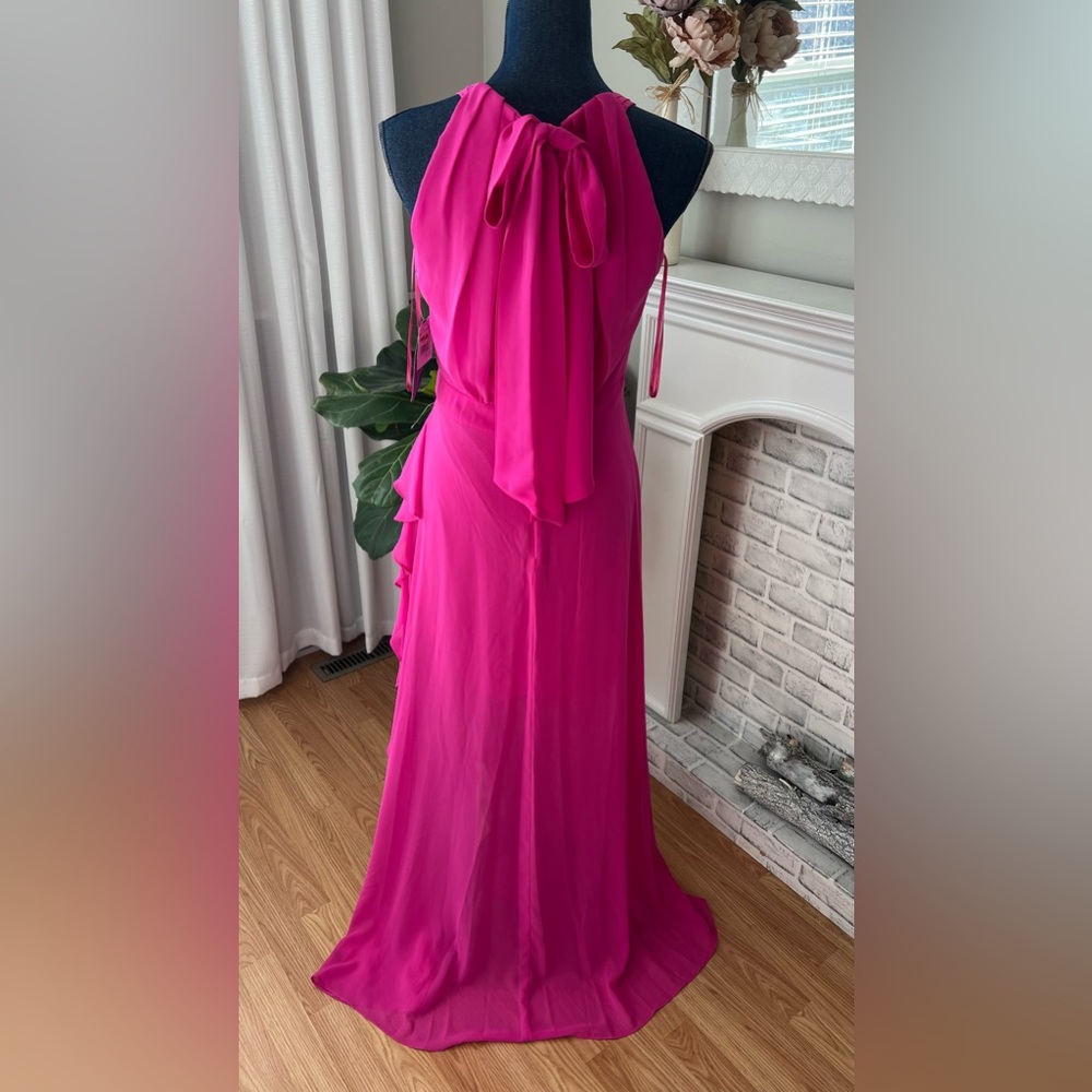 Pink formal maxi dress prom - Picture 4 of 6
